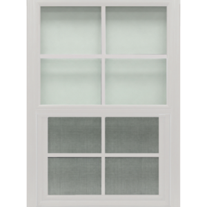 Vinyl USA Made Double Pane Insulated Windows- Vertical Sliding